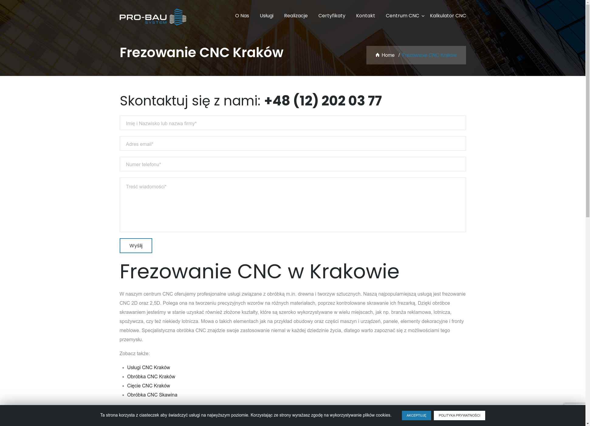 Frezowanie cnc kraków 2024